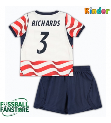 Vereinigte Staaten Chris Richards #3 Replik Heimtrikot Kinder WM 2026 Kurzarm (+ Kurze Hosen)